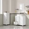 EUGAD Waschbeckenunterschrank, Badezimmerschrank, mit 3 Produktbild-Vorschau 2