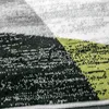 Teppich Geometrisches Muster Meliert in Grün Grau Weiß Produktbild-Vorschau 2