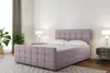 Boxspringbett Schlafzimmerbett SENON 120x200cm Stoff Rose Produktbild-Vorschau 1