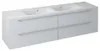 Sapho WAVE Doppelunterschrank 179,7x50x47,8cm, weiß Produktbild-Vorschau 1