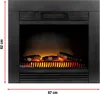 Classic Fire LED Heater Chicago 67x23x62cm elektrický krb Náhled obrázku produktu 16
