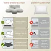 Oreillers - PROMO LINGE - Ergonomique à Mémoire de Forme - Voir les images du produit 3