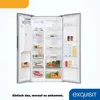 Exquisit Side by Side SBS520-CF-040E inoxlook | 513 l Produktbild-Vorschau 5