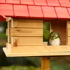 Vogelhaus Vögelhäuschen Holz Vogelfutterhaus Futterhaus XXL Produktbild-Vorschau 3