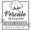 Draps Housse - PROMO LINGE - LIA - Percale de Coton 78fils Voir les images du produit 5