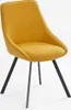 Stuhl drehbar für Esszimmer modernes Design aus Stoff Navya Produktbild-Vorschau 9