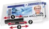 DURABLE Pouzdro na 3 ID karty PUSHBOX, transparentní, Náhled obrázku produktu 5