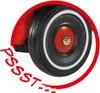 Bobby-Car-Classic (rot/schwarz, Flüsterräder und Produktbild-Vorschau 4