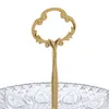 Relaxdays Etagere, Glas & Eisen, HxD: 30 x 23 cm, runder Produktbild-Vorschau 8