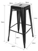 4er Set Industrieller Barhocker aus Metall Stapelbar 76 cm Produktbild-Vorschau 7