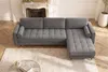 riess-ambiente Elegantes Ecksofa COZY VELVET 260cm grau Produktbild-Vorschau 12