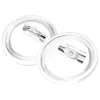 vidaXL Set di bottoni con perno 100 pezzi acrilico 25 mm Anteprima dell’immagine prodotto 3