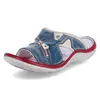 Krisbut Damen Pantoletten blau-kombi (blau) 2209-7-1 Größe Produktbild-Vorschau 6