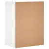 Příborník bílý 60x39x80 cm Materiál na bázi dřeva Náhled obrázku produktu 9