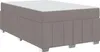 vidaXL Bettrahmen Taupe 120 x 200 cm Stoff Produktbild-Vorschau 4