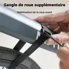 Wiltec Support mural pour vélo blanc 25,6 x 30 x 11,4 cm Voir les images du produit 6