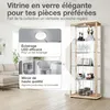 K-Möbel Vitrine en verre debout enReproduction hêtre Voir les images du produit 4