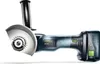 A Festool cordless angle grinder is shown against a white background. Produktbild-Vorschau