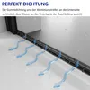 IMPTS Duschkabine Eckeinstieg 90x90cm Mattschwarz Dusche Produktbild-Vorschau 12