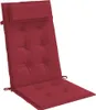 vidaXL Hochlehner-Auflagen 2 Stk. Weinrot Oxford-Gewebe Produktbild-Vorschau 1