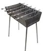 GOROCH Klappbarer Mangal Grill Stahl 2 mm für 10 Spieße - Produktbild-Vorschau 5