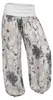 Sommerhose Damen Haremshose elastischer Bund leichte Hippie Produktbild-Vorschau 2
