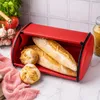 Kleiner Brotkasten aus Stahl 36cm KINGHOFF KH-1753 Rot Produktbild-Vorschau 13