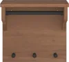 Wandgarderobe SANDNES 43x30x42 cm Massivholz Kiefer, Produktbild-Vorschau 5