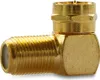 SAT F-Winkelstecker Winkel Adapter 90° Vergoldet 2x Produktbild-Vorschau 2