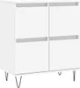 vidaXL Příborník bílý 60x35x70 cm Materiál dřeva Náhled obrázku produktu 2