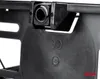 A close-up view of a black license plate holder with integrated parking sensors and a camera. Anteprima dell’immagine prodotto
