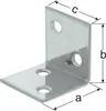 Staffa larga in acciaio zincato, L.30 x h.30 x l.30 mm GAH Anteprima dell’immagine prodotto 5