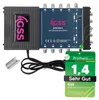 GSS 5/8 Multischalter für Quattro & Quad LNB, Multiswitch Produktbild-Vorschau 1