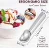Eisportionierer 3 Stück Aluminium-Eislöffel Einteiliger Produktbild-Vorschau 2