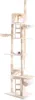 Wiltec Kratzbaum 240-260 cm beige/weiß, Katzenkratzbaum Produktbild-Vorschau 2