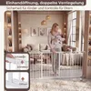 KOMFOTTEU, 198 cm, extra široká bezpečnostní brána pro Náhled obrázku produktu 2