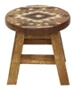 Blumenhocker Beistelltisch Rundhocker Hocker aus Holz Produktbild-Vorschau 4
