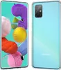 A clear protective case for a Samsung Galaxy A51 smartphone is shown from the front and back. Voir les images du produit