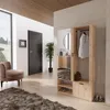 Kondela Garderobe mit Spiegel Muna - Eiche Artisan Produktbild-Vorschau 7