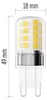 LED Lampe Classic JC / G9 / 4,2 W (40 W) / 470 lm / Warmweiß / 2 Stück Produktbild-Vorschau