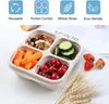 4er-Pack Snackbehälter, Bento-Snackbox mit 4 Fächern, Produktbild-Vorschau 2