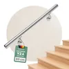 Monzana corrimano acciaio inox V2A ringhiera scale ingresso Anteprima dell’immagine prodotto 1