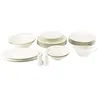 A collection of white porcelain dinnerware with gold trim, arranged on a white background. Náhľad obrázku produktu