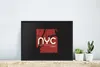 MuchoWow® MuchoWow® Gerahmtes Poster New York - Rot - Weiß Produktbild-Vorschau 5