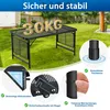 LZQ Skládací kempingový stůl 120x60cm，Stůl na zahradu，Stůl Náhled obrázku produktu 3