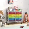 Wózek COSTWAY z 12 szufladami do sztaplowania, wózek z Podgląd zdjęcia produktu 5
