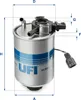 Kraftstofffilter UFI 24.018.01 für NISSAN NP300 Navara Produktbild-Vorschau 2