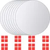 vidaXL 8-dielna sada zrkadlových dlaždíc Round Glass Náhľad obrázku produktu 7