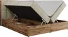 MKS MEBLE Boxspringbett 200x200 mit Bettkasten Eiche, Produktbild-Vorschau 5