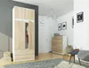 Kleiderschrank AKORD S90 mit Aufsatz Weiß 90 cm 2 Türen 2 Produktbild-Vorschau 6